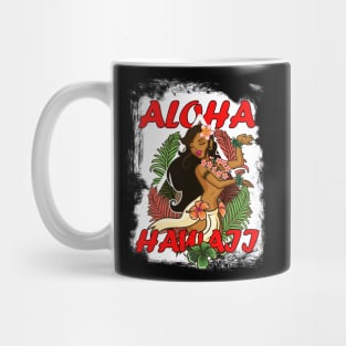 Hawaiian tee for men best gift for surfers Aloha Hawaii Mug